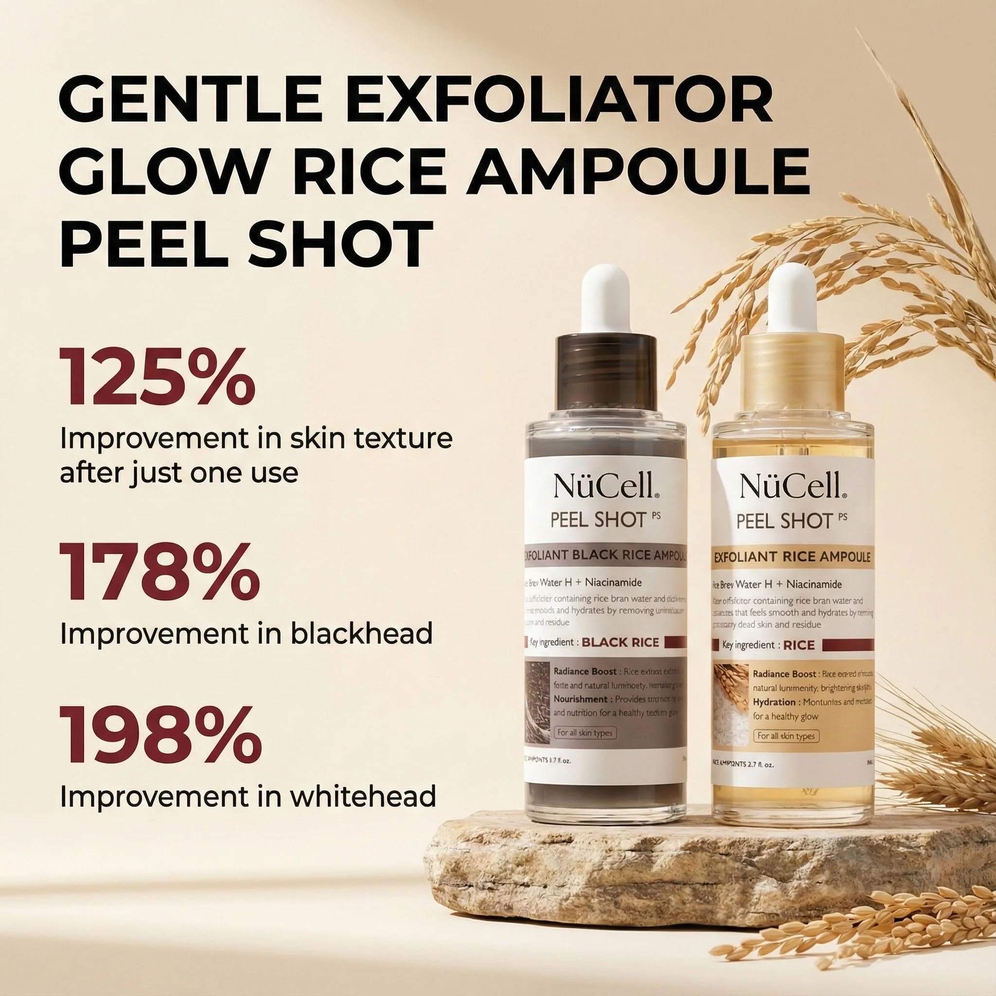 Peel Shot Glow Rice Ampoule Duo Bundle - Image 3